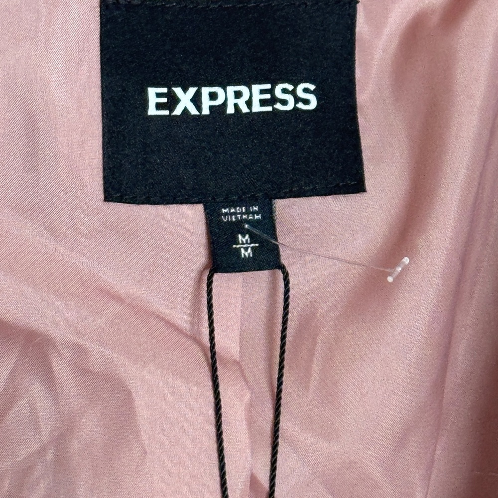 Express Women's Blush Teddy Jacket - Picture 6 of 7